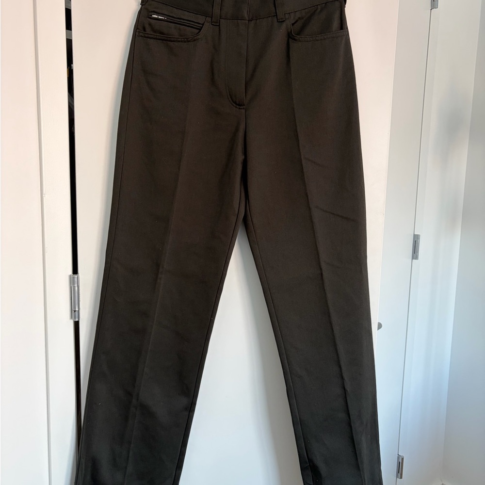 COS dark green pants